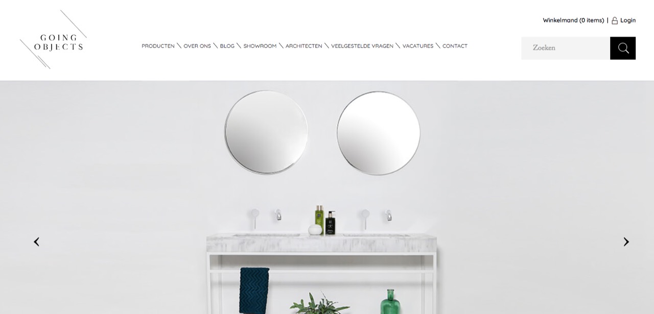 Screenshot of Going Objects: multilingual Drupal store
