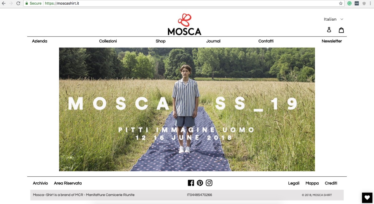 Screenshot of Shopify storefront built from PSD designs